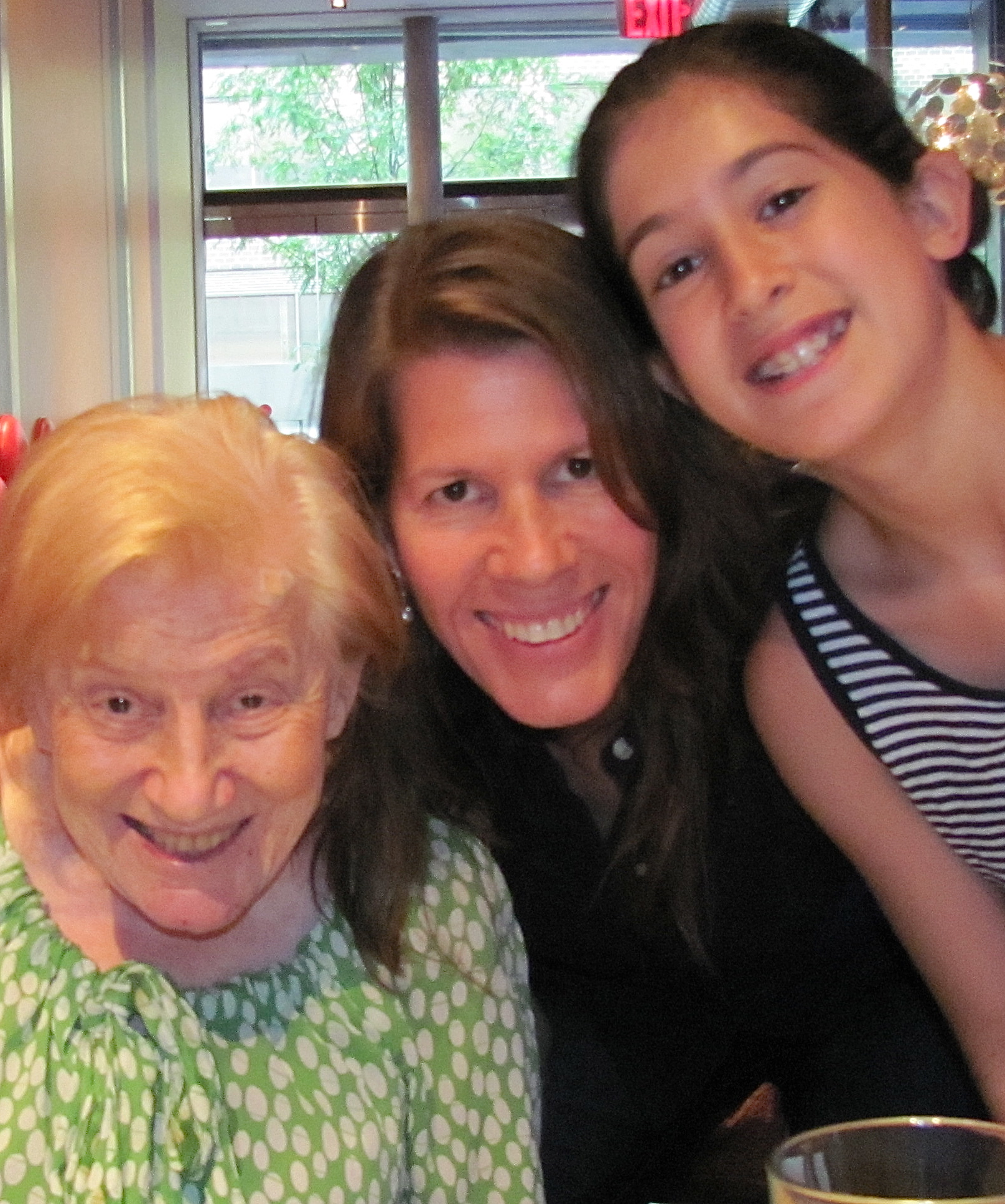 Dorothy, Karen, and Sophie - three generations